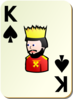 Simple King Of Spades Clip Art